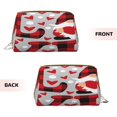 thumbnail image 3 of Gaeub Buffalo Plaid Love And Gnome Printed Travel Cosmetic Bag,Makeup Bag, Large Capacity Toiletry Bag for Women, Portable Pouch Make Up Organizer with Zipper and Divider, 3 of 8