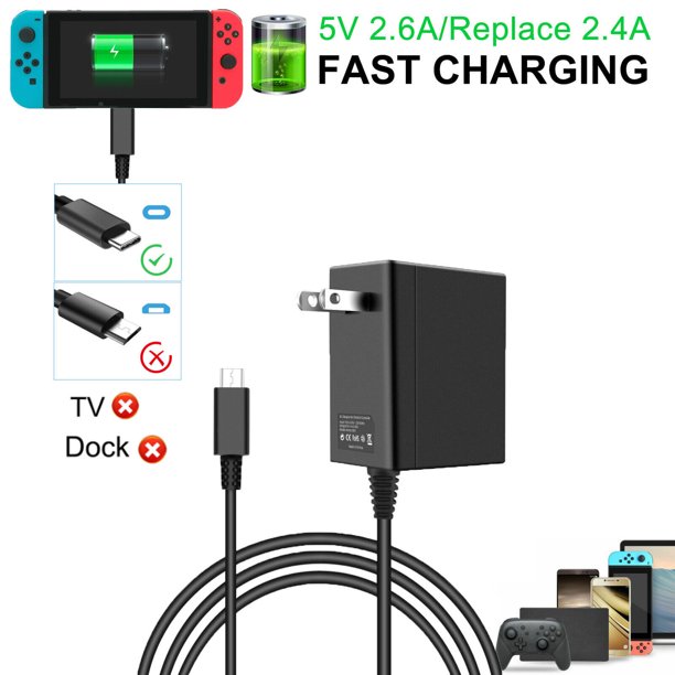 Nintendo Switch AC Adapter 15V 2.6A AC Adapter Replacement for Nin