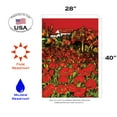 thumbnail image 2 of Toland Home Garden Red Poppies Flower Flag Double Sided 28x40 Inch, 2 of 5