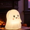 thumbnail image 5 of Halloween Night Light Ghost Silicone Pat 4.13in USB Rechargeable Bedside Decor by OVFUIZ, 5 of 8