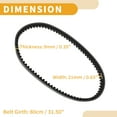 thumbnail image 4 of Correa de transmisión V-Belt No.4CW176410200 para Toyota Cygnus 125cc ZY 125 Scooter de motocicleta, 4 of 7