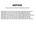 thumbnail image 2 of Kugel Rear Wheel Hub Bearing and Extra ABS Sensor Kit for Car Saturn Vue Chevrolet Equinox Pontiac Torrent with Harness - Left Right Side (Driver Passenger) K7S-101623, 2 of 11