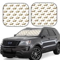 thumbnail image 1 of Saiise Dachshund Going To Play Tennis for Foldable Car Sun Shades (2-Pack) Offer Sun Protection with an Easy-fold Design for Convenient Windshield Shading-Medium, 1 of 6