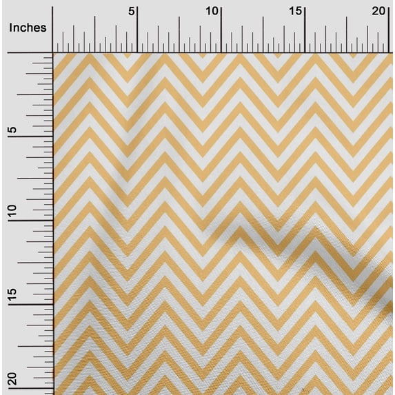 oneOone Organic Cotton Voile Fabric Chevron Geometric Fabric Prints By Yard 42 Inch Wide