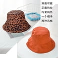 thumbnail image 5 of CoCopeanut Fashion Leopard Reversible Female Bucket Hat Hip Hop Women Summer Hat Outdoor Cap Fishing Lady Panama Casual Female Cap Sun Hat, 5 of 6
