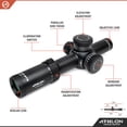 thumbnail image 5 of Athlon Optics Helos BTR Rifle Scope 1-4.5x 24mm Illuminated ATSR3 MOA Reticle Matte Black, 5 of 6