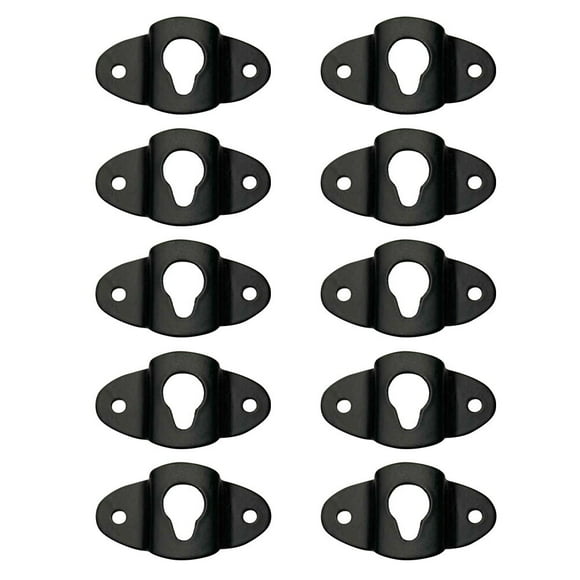 10 PCS Iron Speaker Hanger Plate Connector for Sound Box Audio Speaker Supply