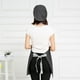 thumbnail image 5 of Chef Hat Gorro de Cocina Bar Camarero Baker Cater Head Wrap Rayas , Rayas negras, como se describe Rayas negro, 5 of 8