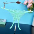 thumbnail image 2 of Seductiva Clearance Women Pantie Fashion Women Underwear Cutout Pendant Pearl Beads Butterfly G String Thong Underpants Ladies Panties, 2 of 8