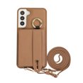 thumbnail image 3 of Decase Phone Case for Samsung Galaxy S22 5G Shockproof Anti-scratch PU Leather Wallet Cover with Stand Card Slot Ring for Samsung Galaxy S22 6.1 inch Women,Brown, 3 of 9