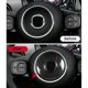 thumbnail image 2 of Adhesivo de fibra de carbono real y resistente para el interior del volante central del Fiat 500 2008-2013 (A), 2 of 5