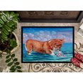 thumbnail image 3 of Carolines Treasures 7407MAT 18 x 27 in. Corgi Sea Shell Find Indoor or Outdoor Mat, 3 of 4
