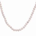thumbnail image 2 of White Sterling Silver necklace Pearl Freshwater Purple 16 in 5 mm, 2 of 3