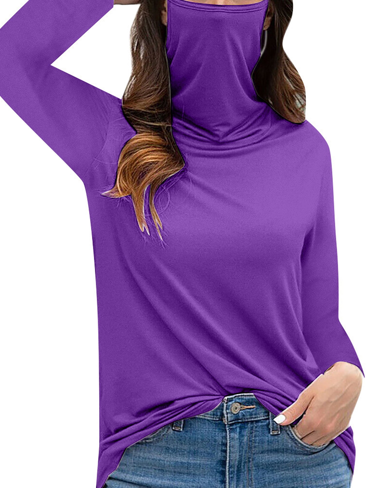 plain purple jumper