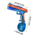thumbnail image 3 of weibbin Water Gun Automatic Water Blaster with Large Capacity Tank Up to 30ft Range Summer Outdoor Toy for Backyard Pool Beach, 3 of 7