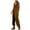 Brown, variant on Women's Loose Button up V Neck Harem Long Pants Jumpsuits Sleeveless Baggy Hooded Summer Lounge Rompers Overalls Womens Clothes