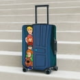 thumbnail image 2 of Lsque Scooby-Doo Printed Luggage Cover, Travel Luggage Protector,Scratch and Dirt Resistant, Fits 18-32 Inch Luggage - Medium, 2 of 9