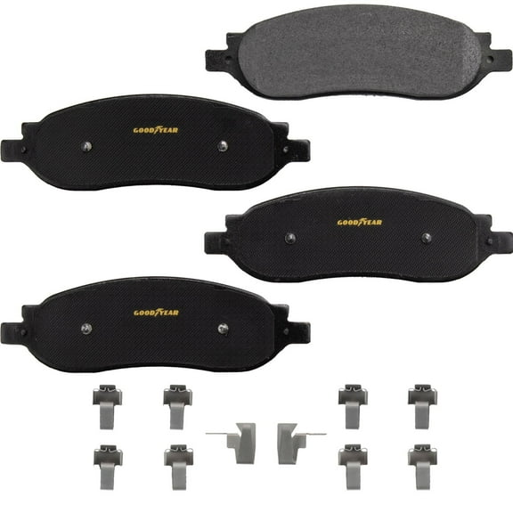 Goodyear Brakes GYD1068 Truck and SUV Carbon Ceramic Rear Disc Brake Pads Set