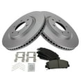 thumbnail image 2 of TRQ Front Posi Ceramic Brake Pad & Coated Rotor Kit w/Chemicals BKA24428, 2 of 6