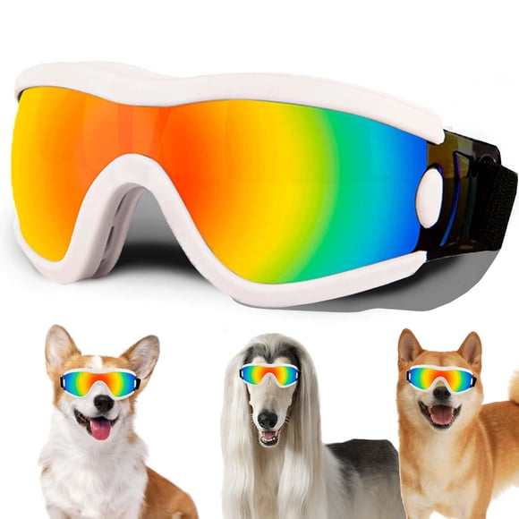 Gafas de Sol para Perro NICERINC PET Protección UV con Correa Ajustable