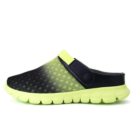 

Mesh hole beach shoes slip-on half slippers