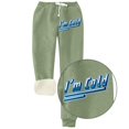 thumbnail image 1 of Simua Women's Fleece Sweatpants Cinch Bottom Winter Sweat Pants High Waisted Joggers Pants with Pockets, 1 of 3