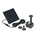 thumbnail image 2 of Fountain,Solar Powered Water Pump 1.6w Solar Kit Pump 7v 1.4w Pond Patio And Patio And Fish Panel Kit Pump Pump 7v With 4 Nozzle 1.6w Solar With Pump Qisuo Solar, 2 of 6