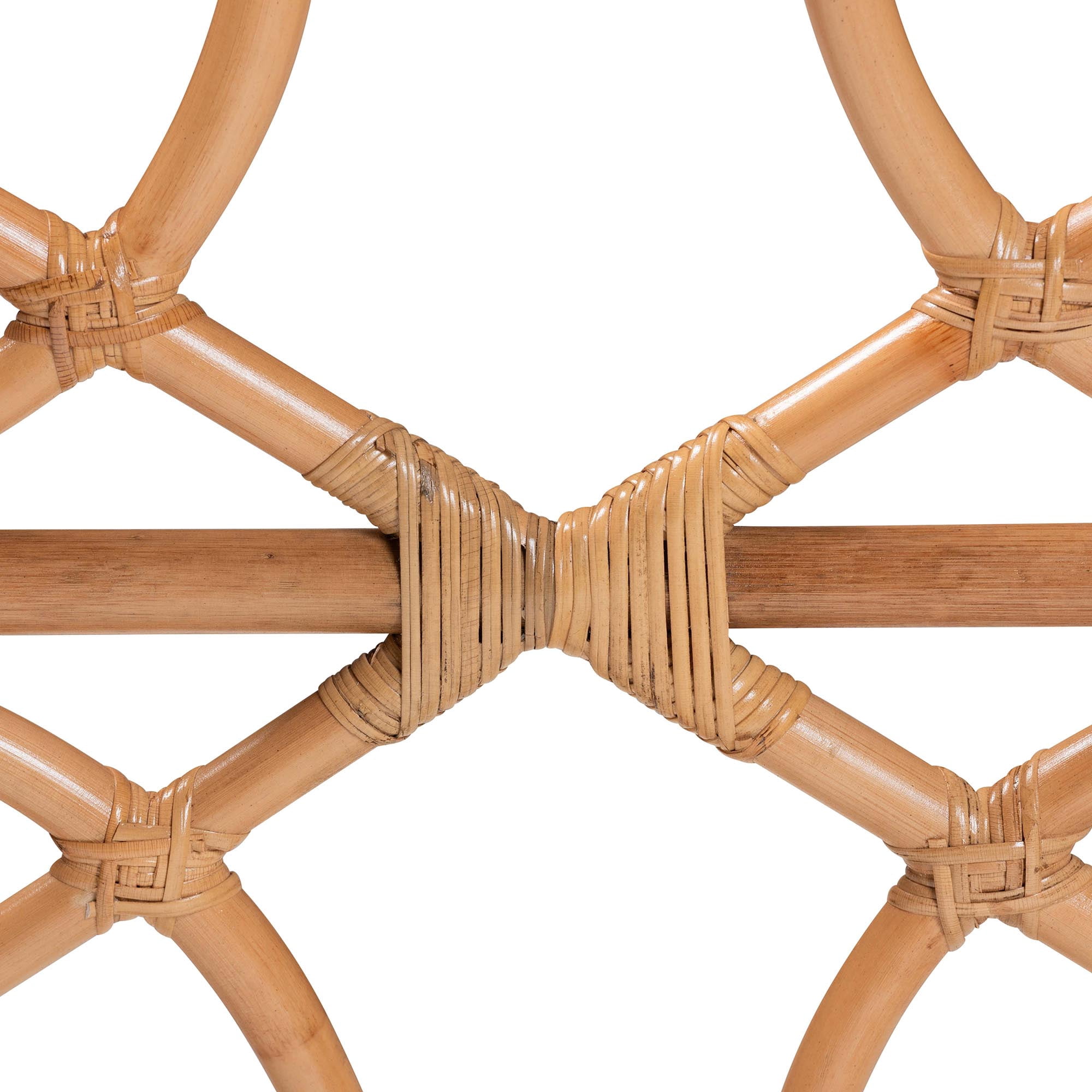 bali & pari Todd Boho Armchair, Natural Rattan