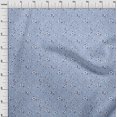thumbnail image 4 of oneOone Polyester Spandex Turquoise Blue Fabric Florals Sewing Craft Projects Fabric Prints By Yard 56 Inch Wide, 4 of 5
