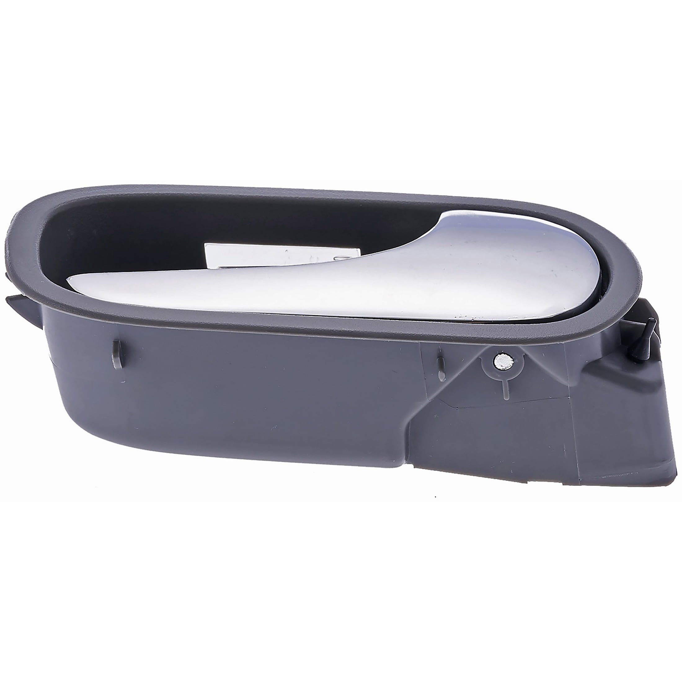 Dorman 81873 Front Passenger Side Interior Door Handle for Specific Chevrolet Models, Chrome Lever; Gray Housing