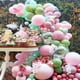 thumbnail image 1 of Balloon Arch Kit, 119 unidades, globos de látex para fiestas, color rosa y verde, 1 of 2