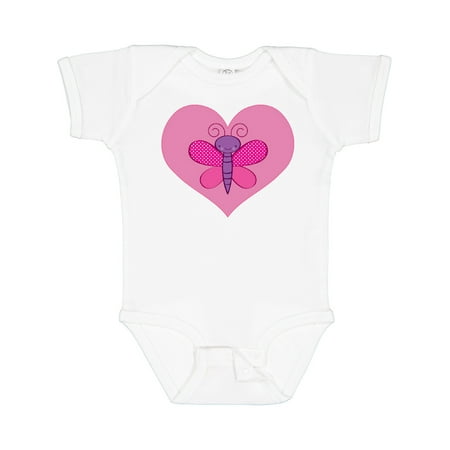

Inktastic Valentine Butterfly Girls Baby Bodysuit