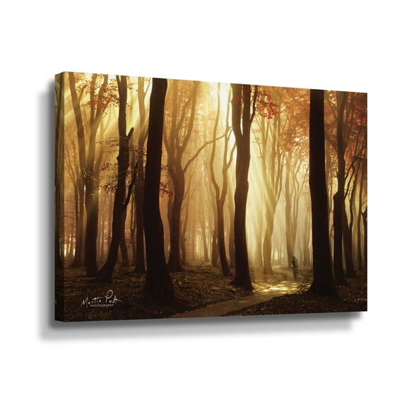 Artwall Bikers Paradise, Gallery Wrapped Canvas by Martin Podt
