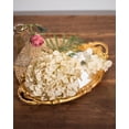 thumbnail image 2 of Silk Hydrangea Artificial Flowers Heads with Stems for Wedding Home Decor Pack of 6 (Purple), 2 of 5