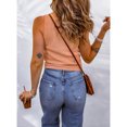 thumbnail image 3 of Camisetas sin mangas para mujer, cuello redondo, color puro, suave, transpirable, moda, sin mangas, camisola para fiesta de verano, 3 of 7