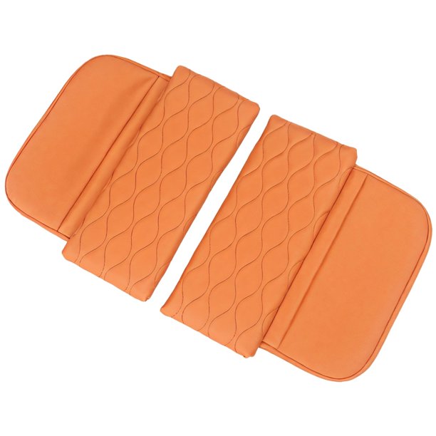 2 fundas para consola central, almohadillas para reposabrazos de cuero resistentes a los arañazos y al agua con bolsillos de almacenamiento, compatibles con Maybach S400/S450/S500, accesorios interior