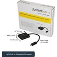 thumbnail image 3 of STARTECH USB C to DisplayPort Adapter, with Power Delivery (USB PD), Power P Through Charging, 4K 60Hz, USB-C to, 3 of 5