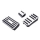 thumbnail image 3 of Pedal de freno de 3 piezas de repuesto de goma de aleación de aluminio para C-Autocaravana CRV 2012-2016, 3 of 14