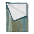 thumbnail image 2 of Ice Berg Soft Flannel Fleece Throw Blanket, Graphical Massive Frigid Structure by the Sea, Cozy Plush for Indoor and Outdoor Use, 50" x 70", Slate Blue Green, by Ambesonne, 2 of 5