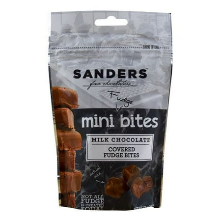 Fudge Bites - Sanders Fine Chocolates Milk Chocolate Fudge Mini Bites