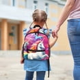 thumbnail image 6 of Robot Unicorn Attack Airport Backpack Preppy Cute Mini Shoulder School Backpack Lightweight with Adjustable Shoulder Strap Large Capacity Printed Design, 6 of 6