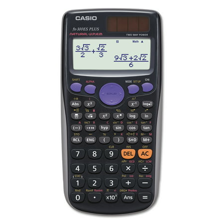 Casio FX-300ES Plus Scientific Calculator, Natural Textbook