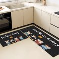 thumbnail image 5 of Kitchen Rugs Sets 3 Piece with Runner Floral Kitchen Floor Mat Carpet Farmhouse Rugs and Mats Non Skid Washable Runner Rug for Kitchen Office Sink Laundry, 5 of 12