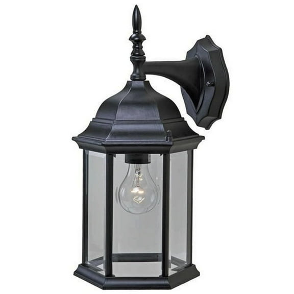 Acclaim Lighting 5181BK 15.5 in. Craftsman 2 1-Light Matte Black Wall Light