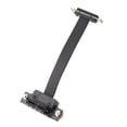 thumbnail image 2 of Extension Cable, PE+tinned Copper+TPE Dual Vertical 90 Direction Design Low Attenuation Easy To Install Ethernet Cable  for  Adapter for Server, 2 of 8