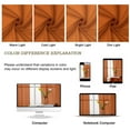 thumbnail image 4 of Patin Orange Sheer Curtains Valances for Windows 14 Inch Length 2 Pcs, Voile Solid Color Short Kitchen Curtain, Home Decor Drapes with Rod Pockets for Cafe Bedroom Basement, Each Panel 42" W x 14" L, 4 of 9