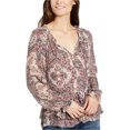thumbnail image 1 of Blusa Peplum William Rast Aimee para Mujer Beige X-Large, 1 of 1