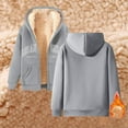 thumbnail image 3 of Los Angeles Hoodie Fall Winter Fleece Lined Zip Up Hoodies Pockets Streetwear Hooded Sweatshirt Hoodie Women Jacket, 3 of 6