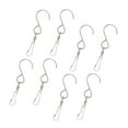 thumbnail image 4 of HEMOTON  8 Pcs Swivels for Wind Spinners Wall Hooks Hanging Snap Heavy Duty Ornaments Silver, 4 of 8