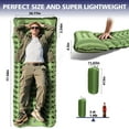 thumbnail image 3 of Florascent Sleeping Pad, Waterproof Ultralight Camping Mat with Pillow Built-in Foot Pump Inflatable Sleeping Pad for Camping Backpacking Hiking Traveling, Green, 3 of 7